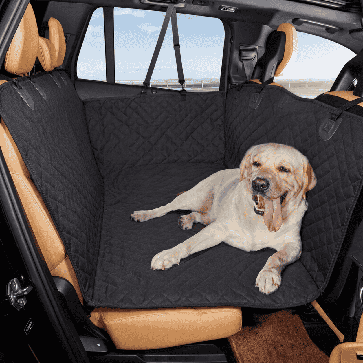 Forro protector para mascotas para Carro Sillas y baúl