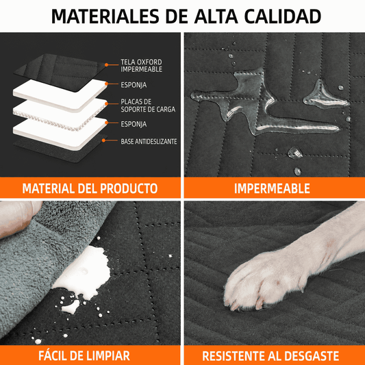 Forro protector para mascotas para Carro Sillas y baúl